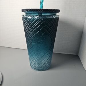 Starbucks Holiday Tumbler Grande 16 oz (Green Gradient Ombre)